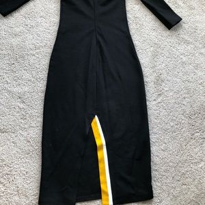 Zara Trafaluc Midi Black Pencil Dress sz S